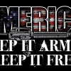 Bare Arms Gear America Keep It Armed Sticker