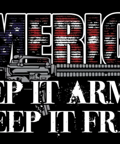 Bare Arms Gear America Keep It Armed Sticker
