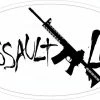 Bare Arms Gear Stickers Assault Life Sticker
