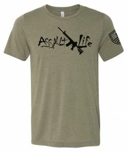 Bare Arms Gear Assault Life T-Shirt BA Trading Mens Apparel