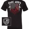 Bare Arms Gear Bare Arms 2A Flag T-Shirt BA Trading Mens Apparel