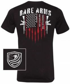 Bare Arms Gear Bare Arms 2A Flag T-Shirt BA Trading Mens Apparel
