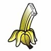 Bare Arms Gear Banana Clip Sticker Stickers
