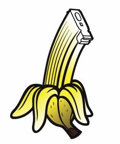 Bare Arms Gear Banana Clip Sticker Stickers