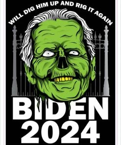 Bare Arms Gear Stickers Biden 2024 Sticker