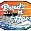 Bare Arms Gear Boats And Hoes Sticker