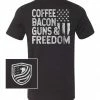 Bare Arms Gear Coffee, Bacon, Guns & Freedom BA Trading Mens Apparel