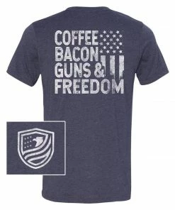 Bare Arms Gear Coffee, Bacon, Guns & Freedom BA Trading Mens Apparel