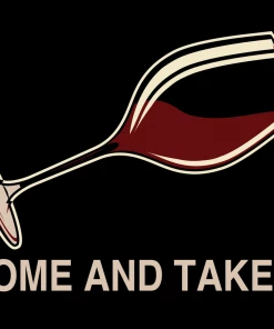 Bare Arms Gear Come And Take It Wine Sticker