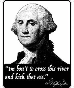 Bare Arms Gear Cross This River Sticker Stickers