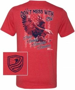 Bare Arms Gear Don't Mess With Freedom BA Trading Mens Apparel