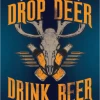 Bare Arms Gear Stickers Drop Deer Drink Beer