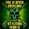 Bare Arms Gear Evil Is Never Overcome Sticker
