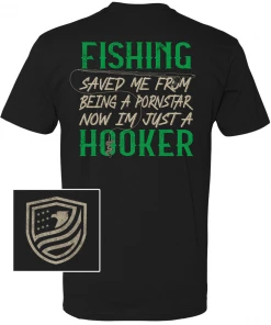 Bare Arms Gear BA Trading Mens Apparel Fishing Saved Me