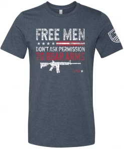 Bare Arms Gear Free Men Will Bear Arms BA Trading Mens Apparel