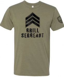 Bare Arms Gear BA Trading Mens Apparel Grill Sergeant T-Shirt