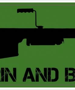 Bare Arms Gear Grin And Barrett Sticker