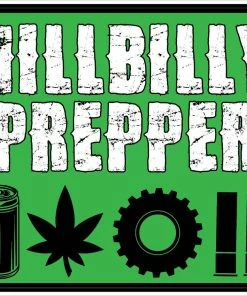 Bare Arms Gear Hillbilly Prepper Sticker
