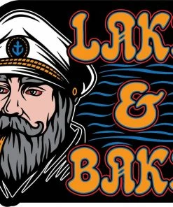 Bare Arms Gear Stickers Lake And Bake Sticker