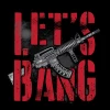 Bare Arms Gear Let's Bang Sticker