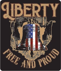 Bare Arms Gear Liberty Free & Proud Stickers