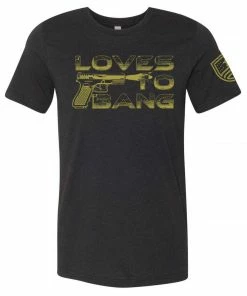 Bare Arms Gear BA Trading Mens Apparel Loves To Bang T-Shirt