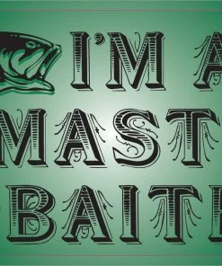 Bare Arms Gear Stickers Master Baiter