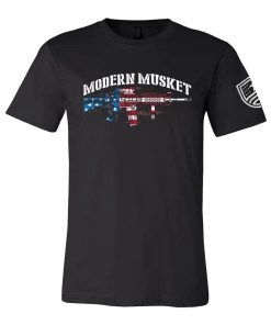 Bare Arms Gear BA Trading Mens Apparel Modern Musket T-Shirt