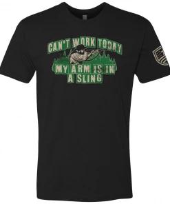 Bare Arms Gear BA Trading Mens Apparel My Arm Is In A Sling T-Shirt