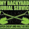 Bare Arms Gear Stickers Backyard Burial Service