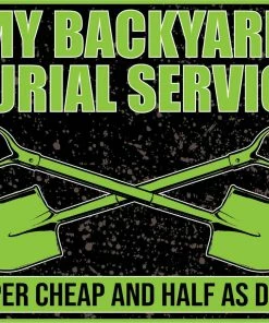 Bare Arms Gear Stickers Backyard Burial Service