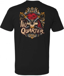 Bare Arms Gear No Quarter T-Shirt BA Trading Mens Apparel