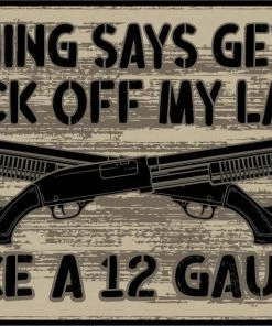 Bare Arms Gear Stickers Nothing Says Get The Fuck Off My Lawn