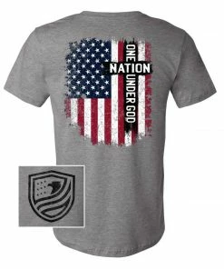 Bare Arms Gear BA Trading Mens Apparel One Nation Under God