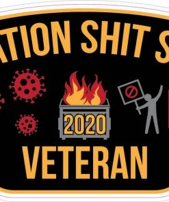 Bare Arms Gear Operation Shit Storm Sticker Stickers