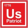 Bare Arms Gear Stickers Periodic Patriot