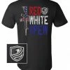 Bare Arms Gear Red White & Pew BA Trading Mens Apparel
