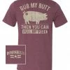 Bare Arms Gear Rub My Butt To Pull The Pork BA Trading Mens Apparel