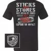 Bare Arms Gear BA Trading Mens Apparel Sticks & Stones