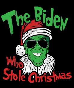 Bare Arms Gear How Biden Stole Christmas Sticker Stickers