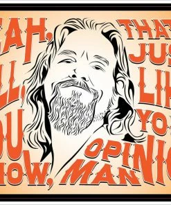 Bare Arms Gear The Dude Sticker Stickers