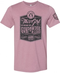 Bare Arms Gear This Girl Is Made Of Gunpowder BA Trading Mens Apparel