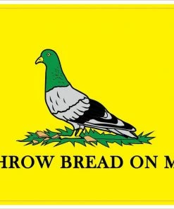 Bare Arms Gear Throw Bread On Me Sticker