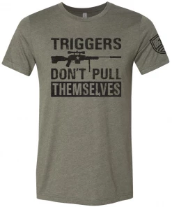 Bare Arms Gear BA Trading Mens Apparel Triggers Don't Pull Themselves