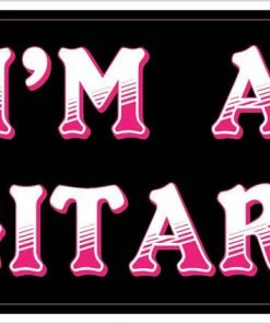 Bare Arms Gear I'm A Vagitarian Stickers