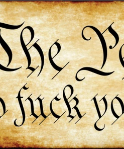 Bare Arms Gear We The People Sticker