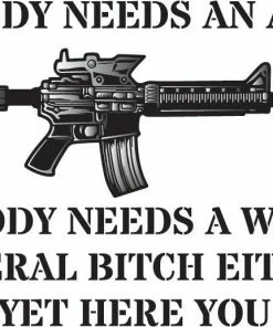 Bare Arms Gear Nobody Needs And AR-15 Sticker Stickers