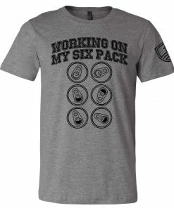 Bare Arms Gear BA Trading Mens Apparel Working On My 6 Pack