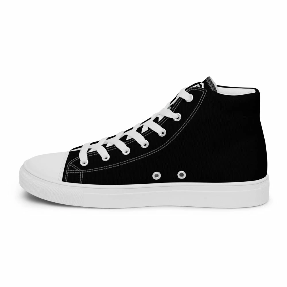 Bare Arms Gear BA - 12GA Better Run Fast - Men’s High Top Canvas Shoes