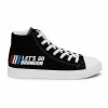 Bare Arms Gear Let's Go Brandon - Men’s High Top Canvas Shoes
